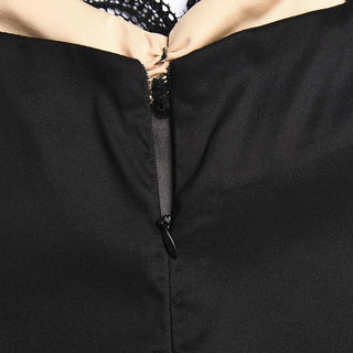 Short sleeve solid lace hem zip-up backless mini dress