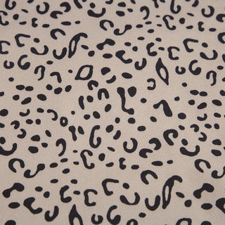 Leopard print long sleeve high neck bodysuit