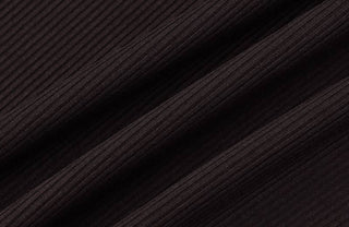 Long sleeve u neck ribbed solid maxi dress