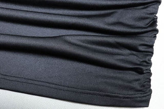 Long sleeve padded glitter bowknot mini dress