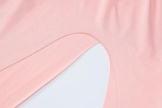 Ruched solid slit irregular backless tube maxi dress-final-sale