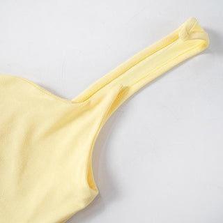 Sweetheart neck solid backless cami top