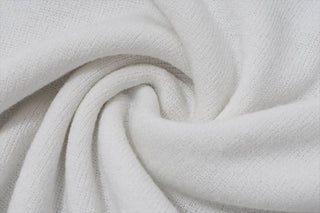 Off shoulder long sleeve knitted solid top