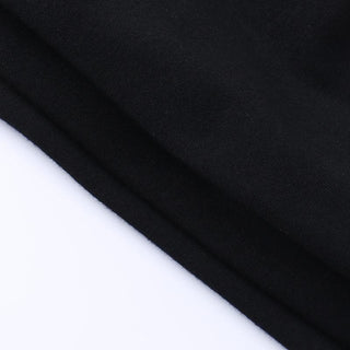 Letter pattern beaded u neck tank top