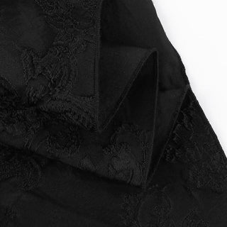 Ruffle zip-up cross applique square neck mini dress