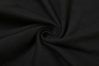 Long sleeve u neck backless self tie solid jumpsuit