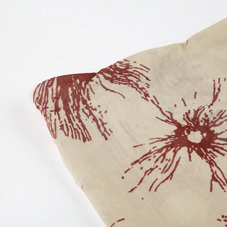 Off shoulder long sleeve mesh contrast top