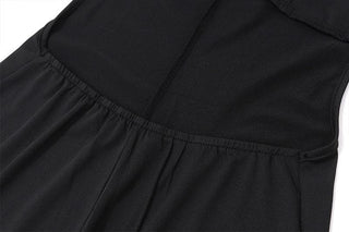 Deep V neck cross back backless ruched solid cami romper