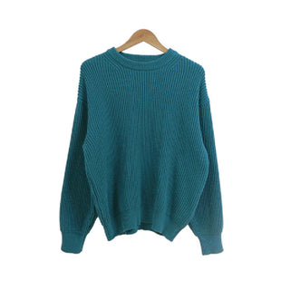 Basic solid colors oversized sweater