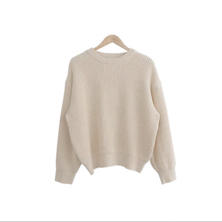 Basic solid colors oversized sweater