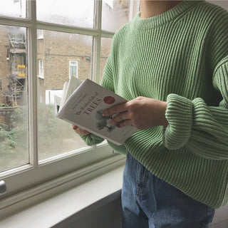 Basic solid colors oversized sweater
