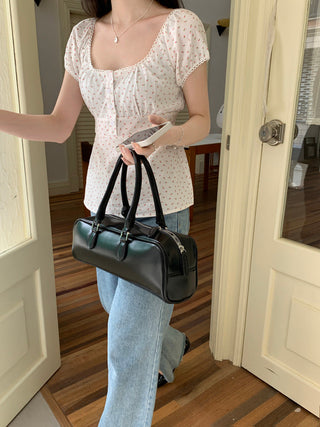 Floral print Short-sleeved top