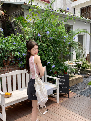 Floral graphic crop top