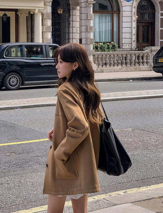 french retro Mirad suede Over-shirt