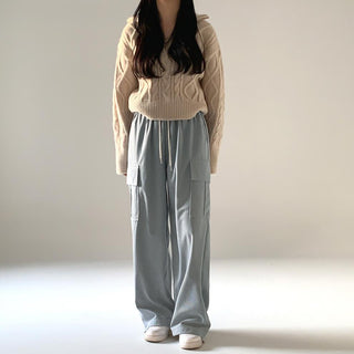 Soft cable knit sweater