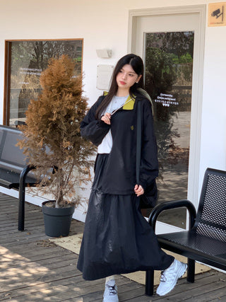 A-line large swing dress skirt