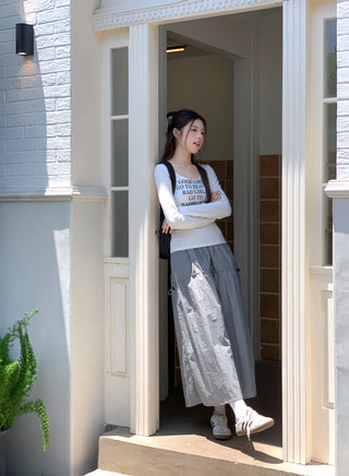 A-line large swing dress skirt