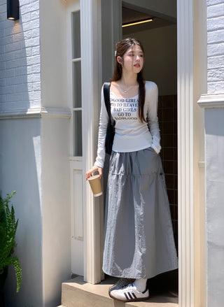 A-line large swing dress skirt