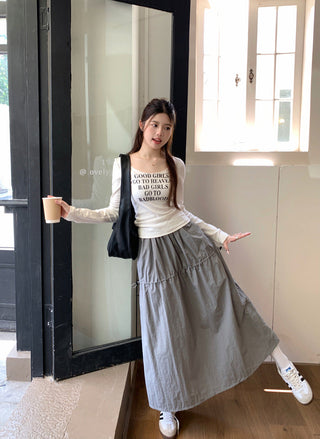 A-line large swing dress skirt