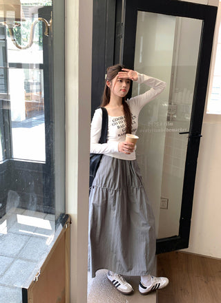 A-line large swing dress skirt