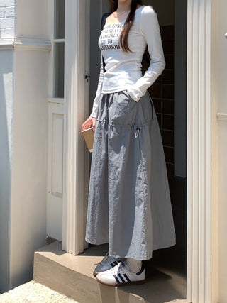 A-line large swing dress skirt