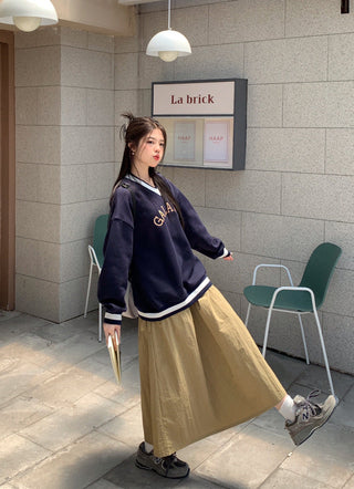 A-line large swing dress skirt