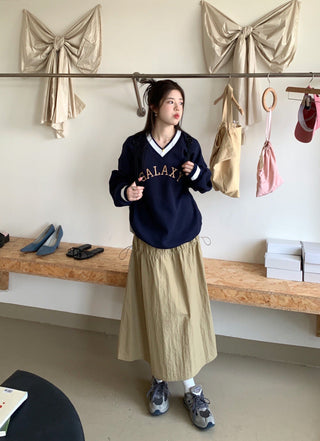 A-line large swing dress skirt