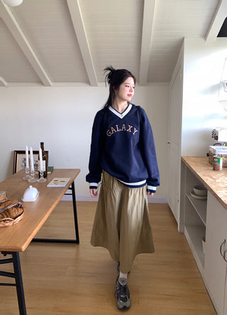 A-line large swing dress skirt