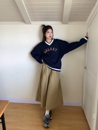A-line large swing dress skirt