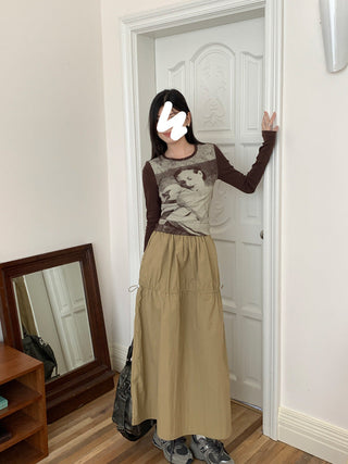 A-line large swing dress skirt