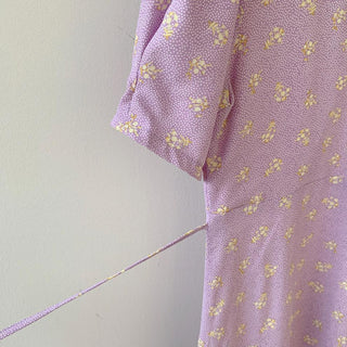 French V -neck floral dress