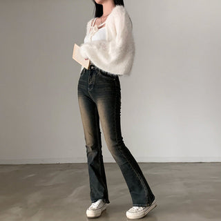 Oversized Mink Wood knit cardigan