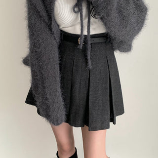 Oversized Mink Wood knit cardigan