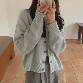 Korea Chic V -neck Cardigan