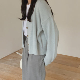 Korea Chic V -neck Cardigan