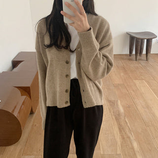 Korea Chic V -neck Cardigan