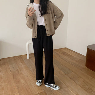 Korea Chic V -neck Cardigan