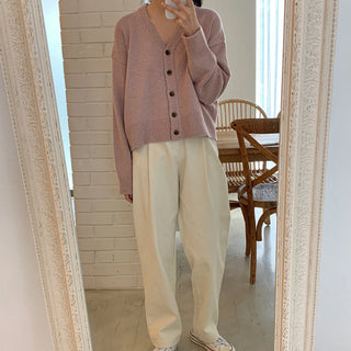 Korea Chic V -neck Cardigan