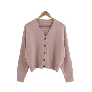 Korea Chic V -neck Cardigan
