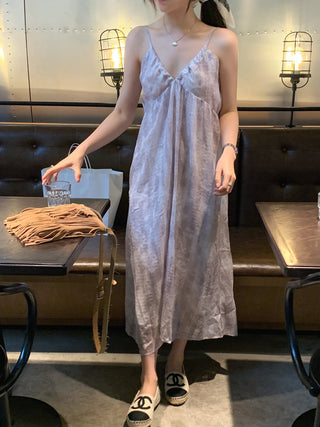 Retro floral pattern sleeveless dress