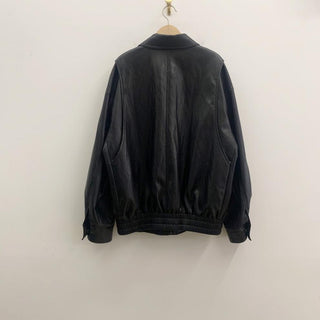 Oversized Korean motorcycle leather jacket