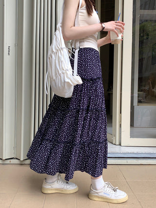 Pure Cotton A-line Maxi Skirt