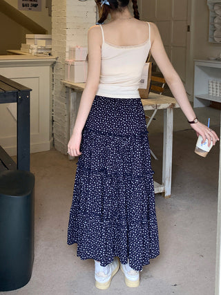 Pure Cotton A-line Maxi Skirt