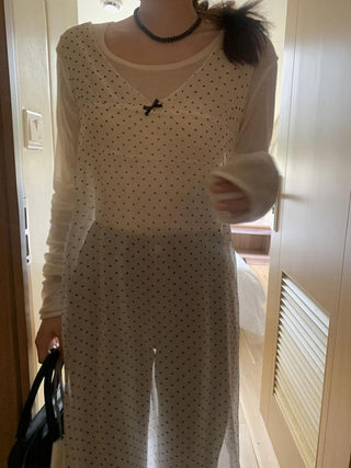 V-neck free hooded vest skirt dress