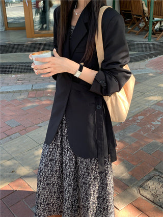 Floral long sleeved dress