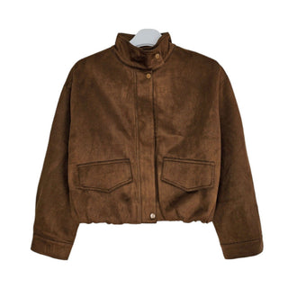 Korea retro suede jacket