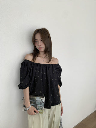 Loose floral pattern top