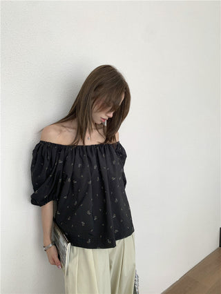 Loose floral pattern top