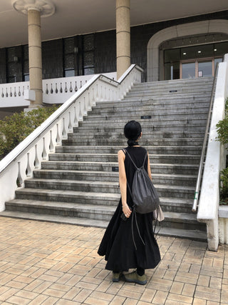 French Round Collar Loose dress