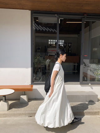 French Round Collar Loose dress